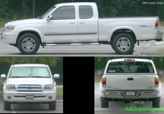 Toyotas Tundra (2005) (Toyota the Tundra (2005)) are drawings of the car